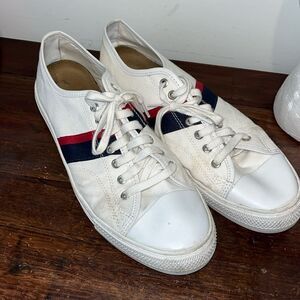Polo by Ralph Lauren Shield Canvas Tennis Sneaker Casual Mens 4th of July shoes